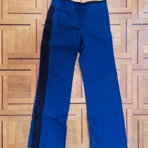 Blue Pants with Brown Stripe